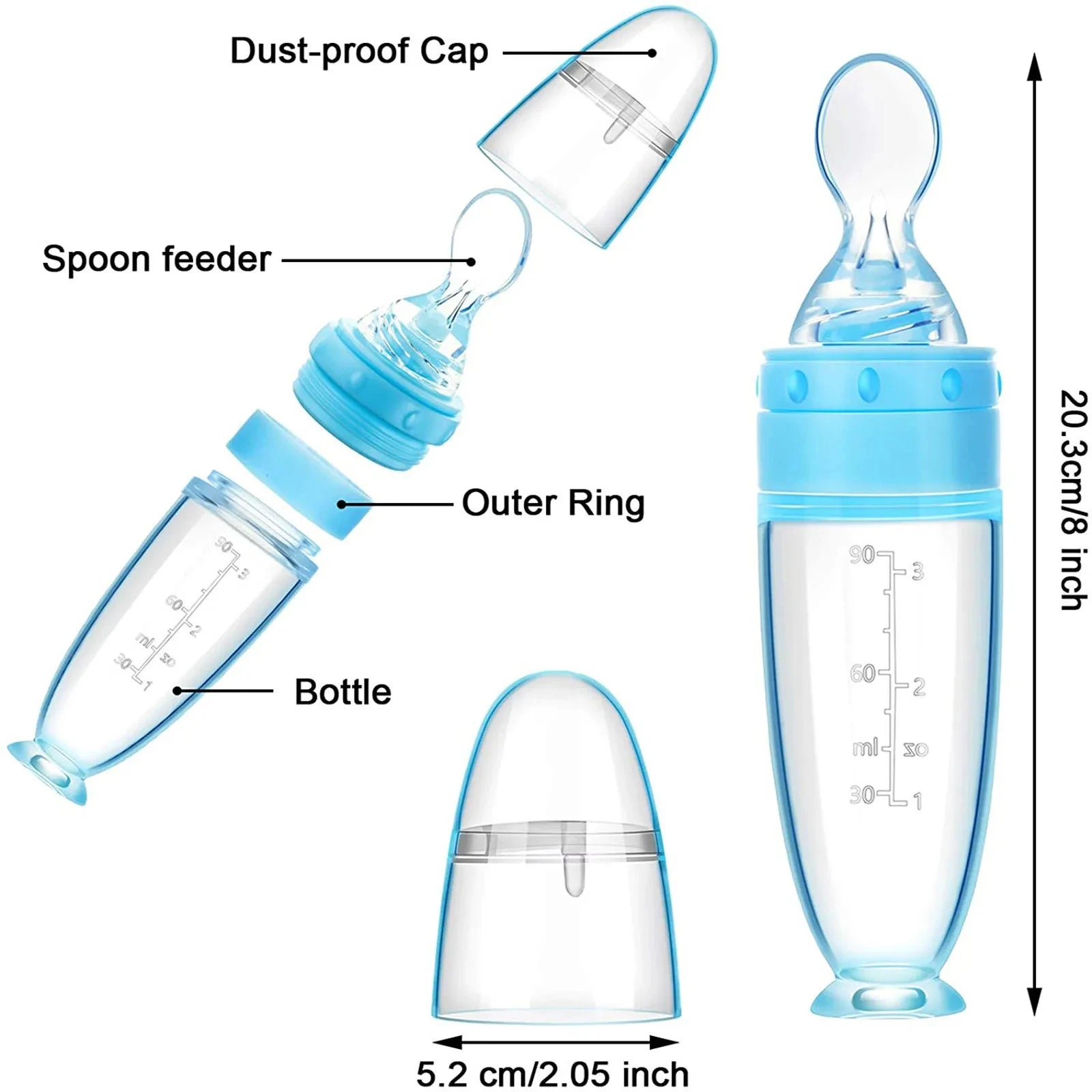 Baby Squeeze Feeding Spoon