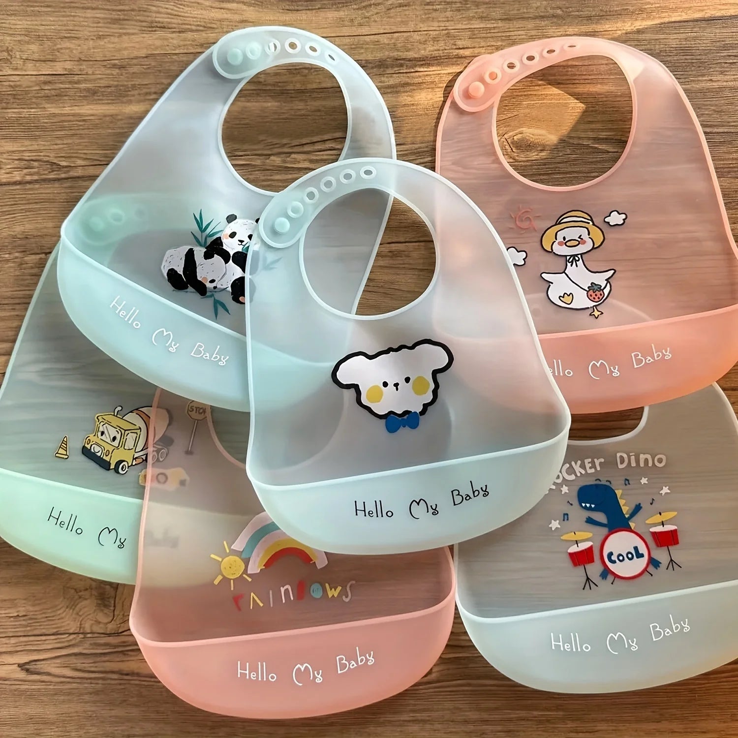 Waterproof Silicone Baby Bibs