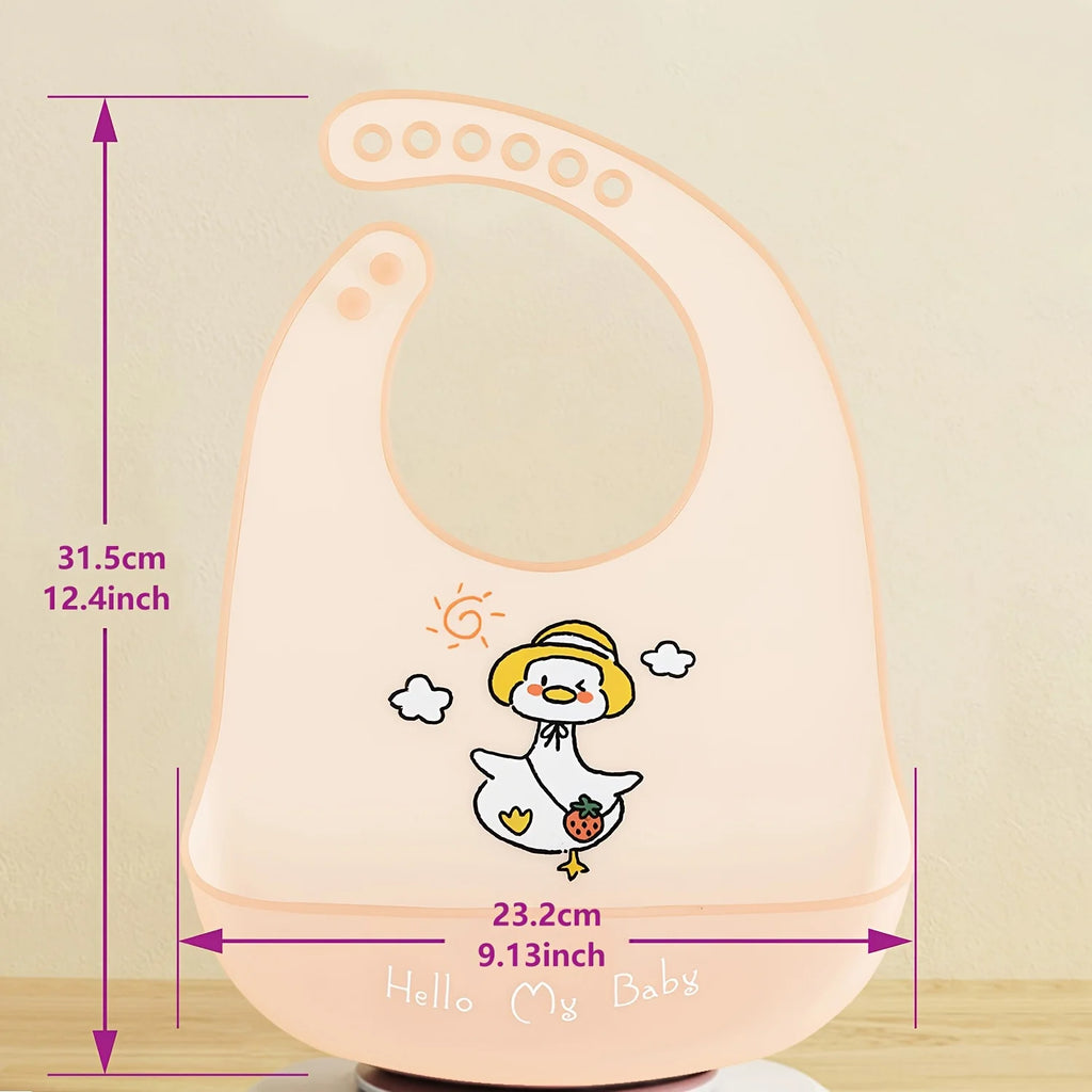 Waterproof Silicone Baby Bibs
