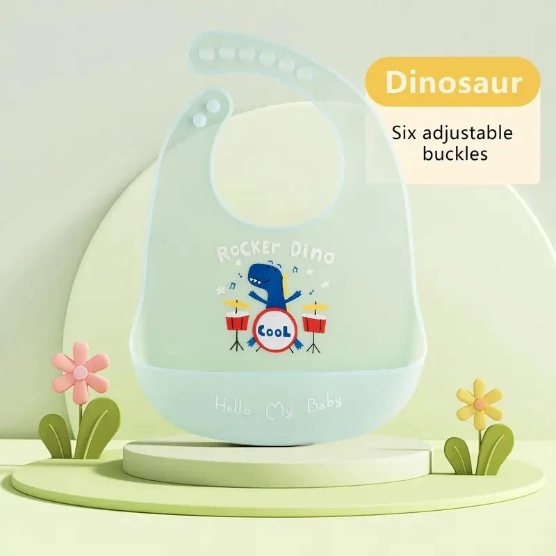 Waterproof Silicone Baby Bibs