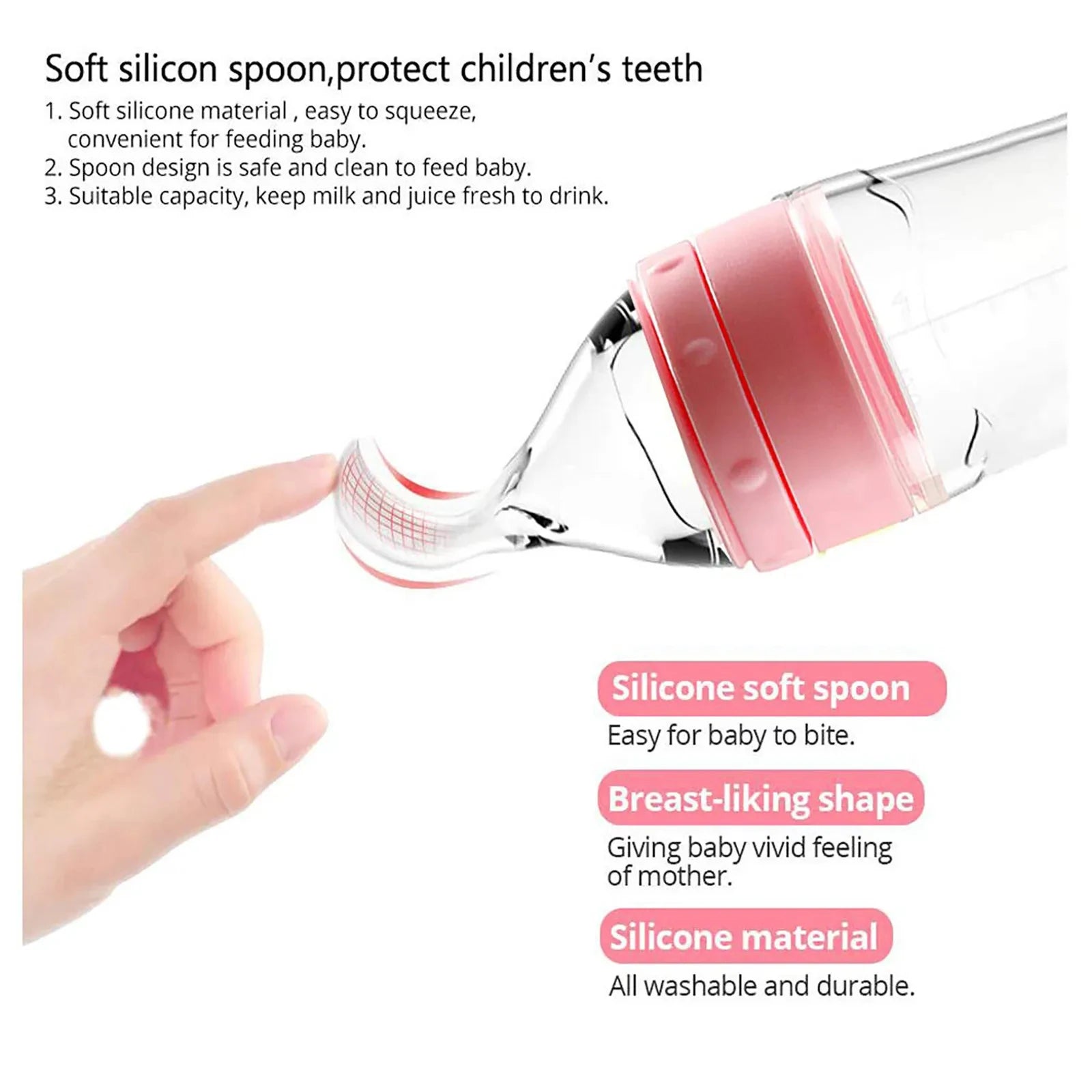 Baby Squeeze Feeding Spoon